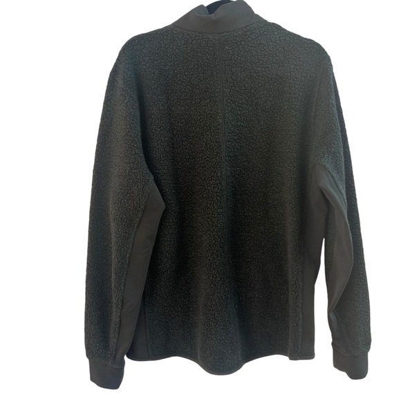 Lululemon Tundra Trek 1/2 Zip Heathered Dark Olive large l jacket sherpa fleece - Picture 12 of 12